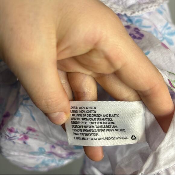 Love Shack Fancy X Target Lou Purple Floral Tiered Ruffled Mini Dress - Picture 8 of 8